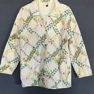 Patterned Quilted Jacket